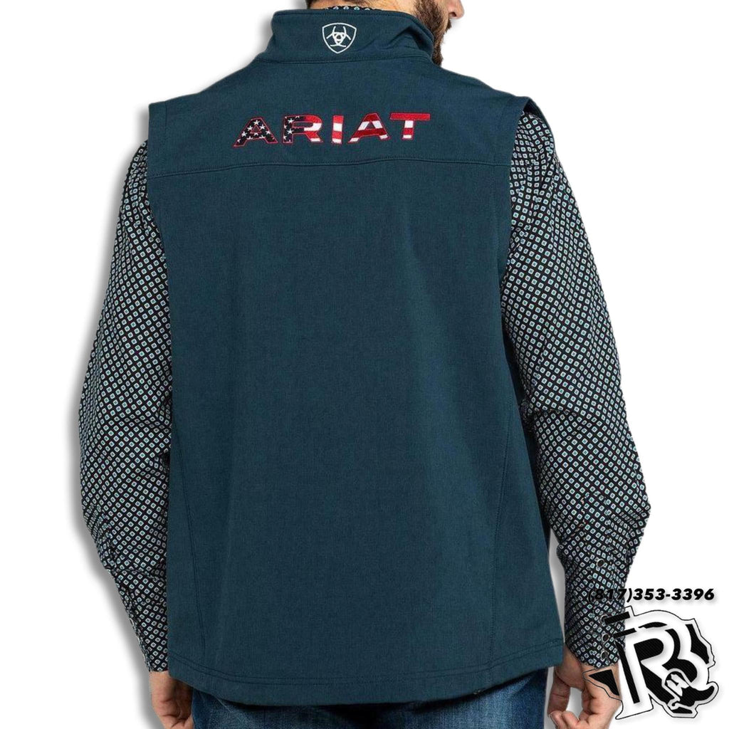 ARIAT | MEN VEST AMERICAN FLAG BLUE 10028326