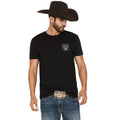 Ariat Men's Stripe Patriotic Badge Black T-Shirt |10073966