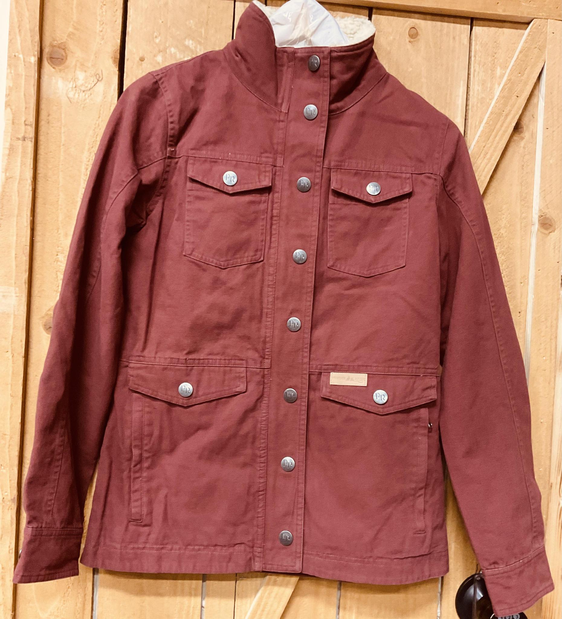“ Milana “ | WOMEN MILITARY JACKET MAROON GRIZZLY PRWO92RZYO3