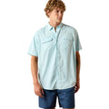 Ariat Men's VentTEK Outbound Blue Glow Classic Fit Shirt |10071554