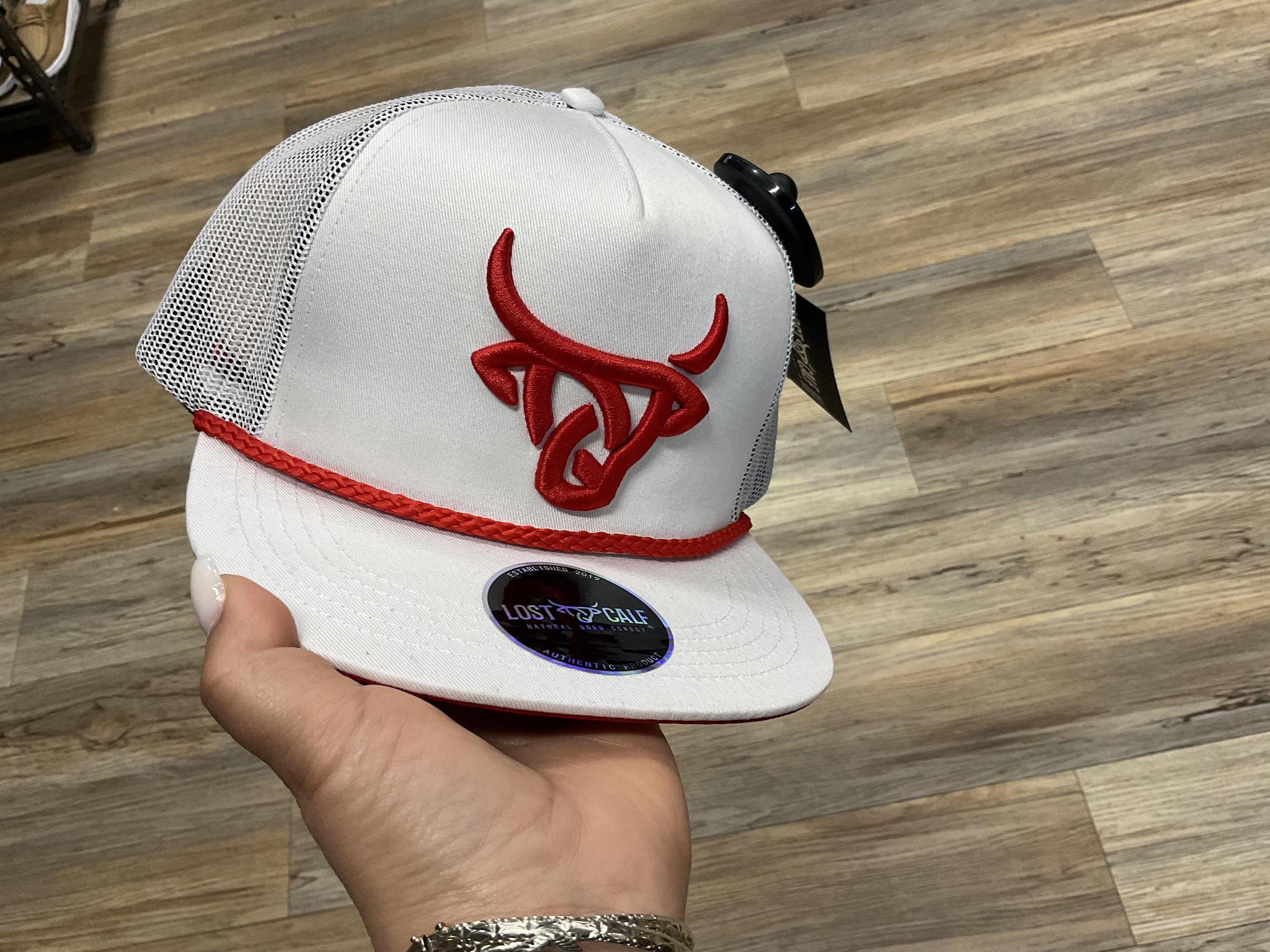 ‘’MAX’’  Red/white  Lost Calf Cap