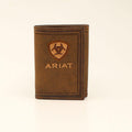 ARIAT TRIFOLD CENTER LOGO COTTON TAN