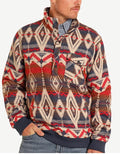 MENS ROCK & ROLLN NAVY BOMBER PULLOVER  |BM91C04337