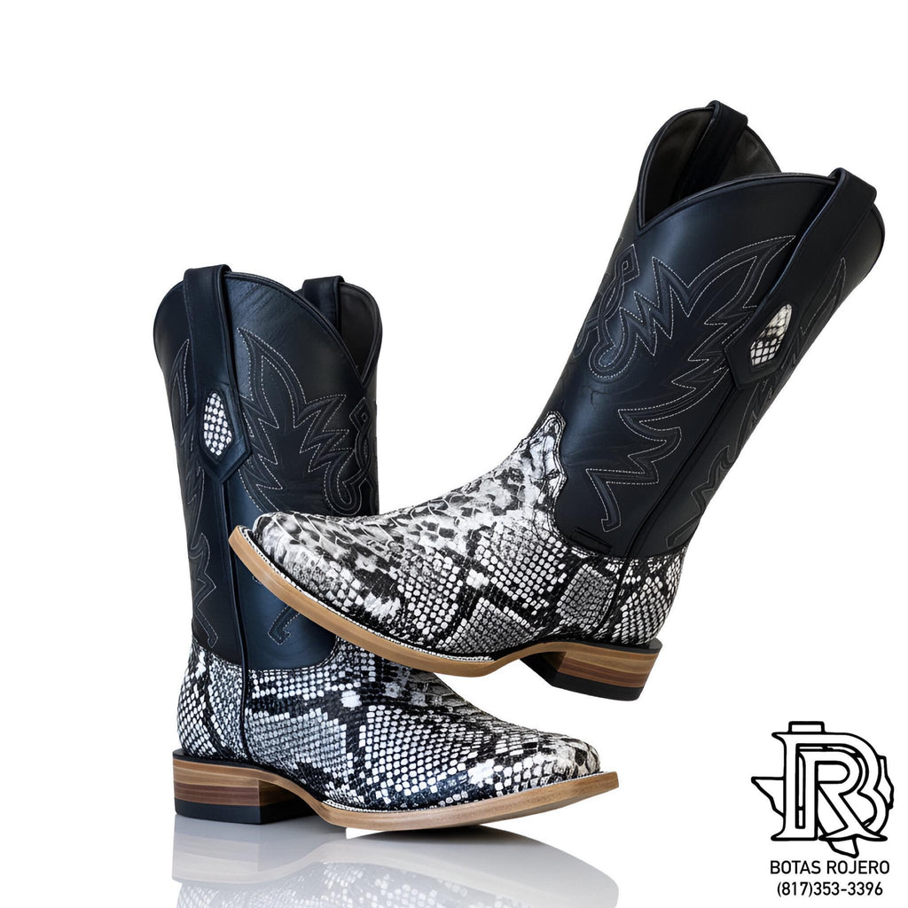 ‘’ RAMIRO ’’ PYTHON NATURAL BOOTS