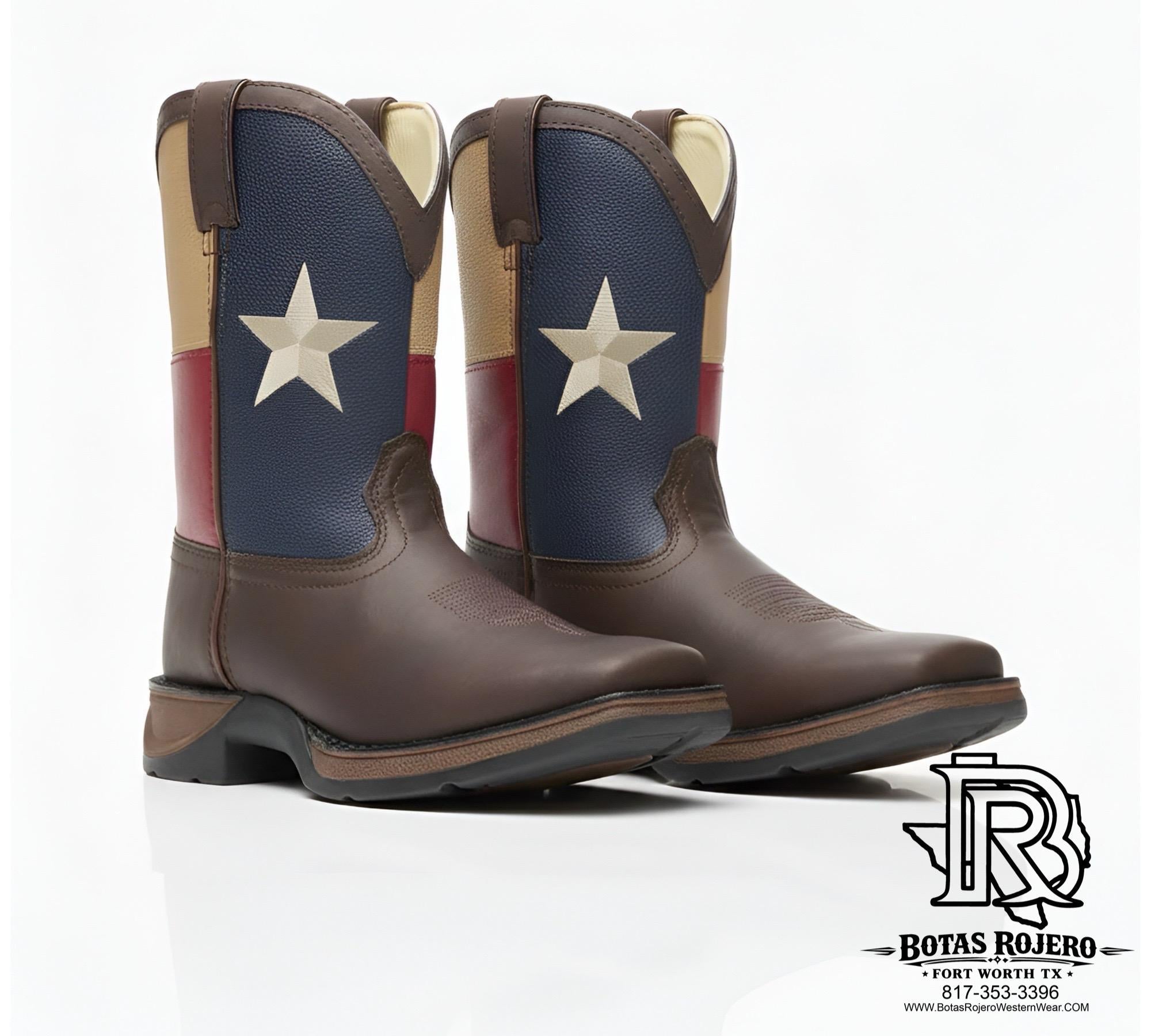 LIL' DURANGO® KIDS' TEXAS FLAG WESTERN BOOT BT246