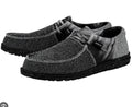 MENS HEY DUDE WALLY SOX TRI FANS BLACK AND SILVER | 112563362