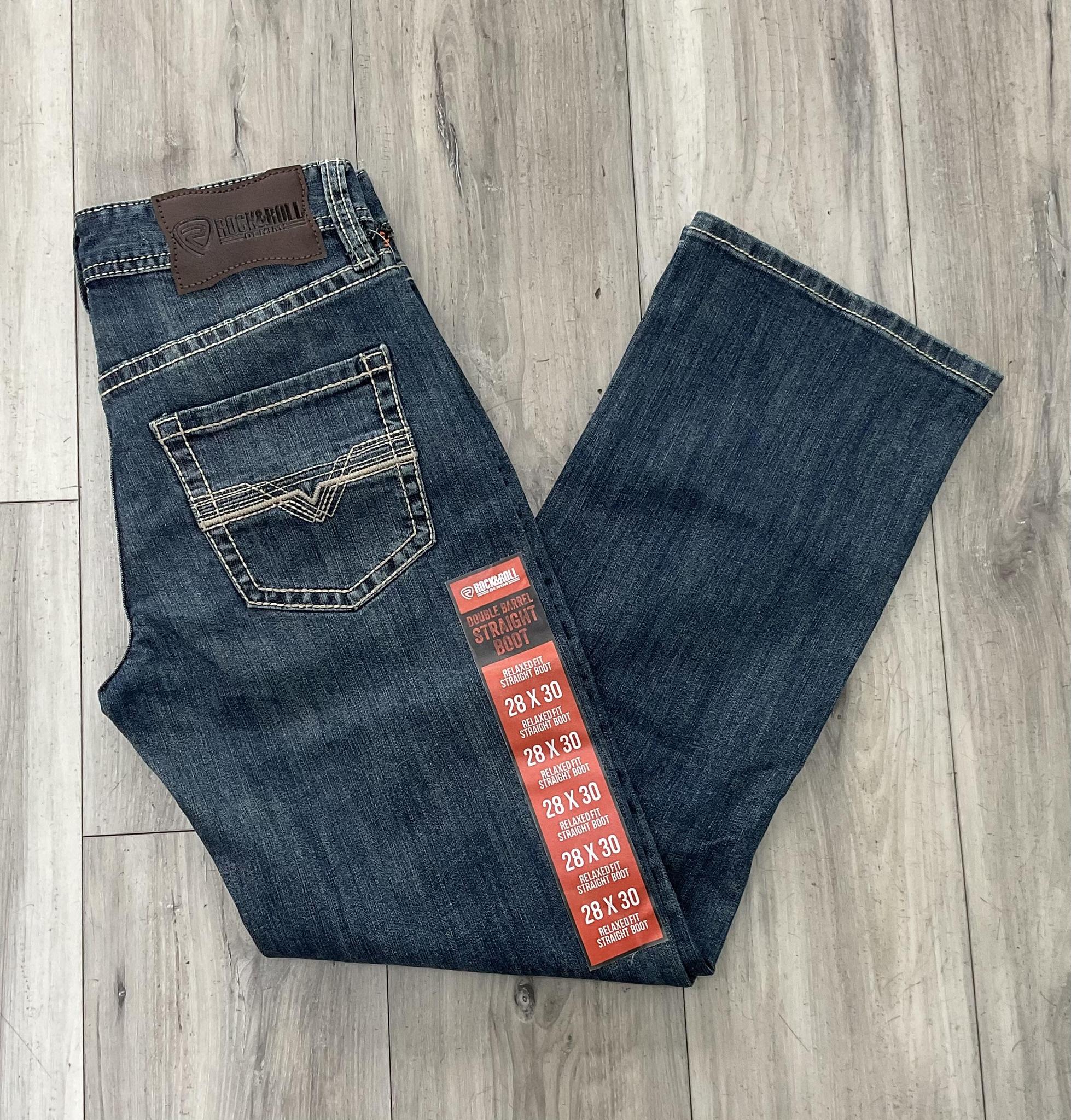 ROCK & ROLL MEN’S RELAXED FIT MEDIUM VINTAGE JEANS |BM0SD09114