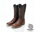 ‘’RODY’’ CAIMAN BELLY GRANDE COGNAC BOOTS
