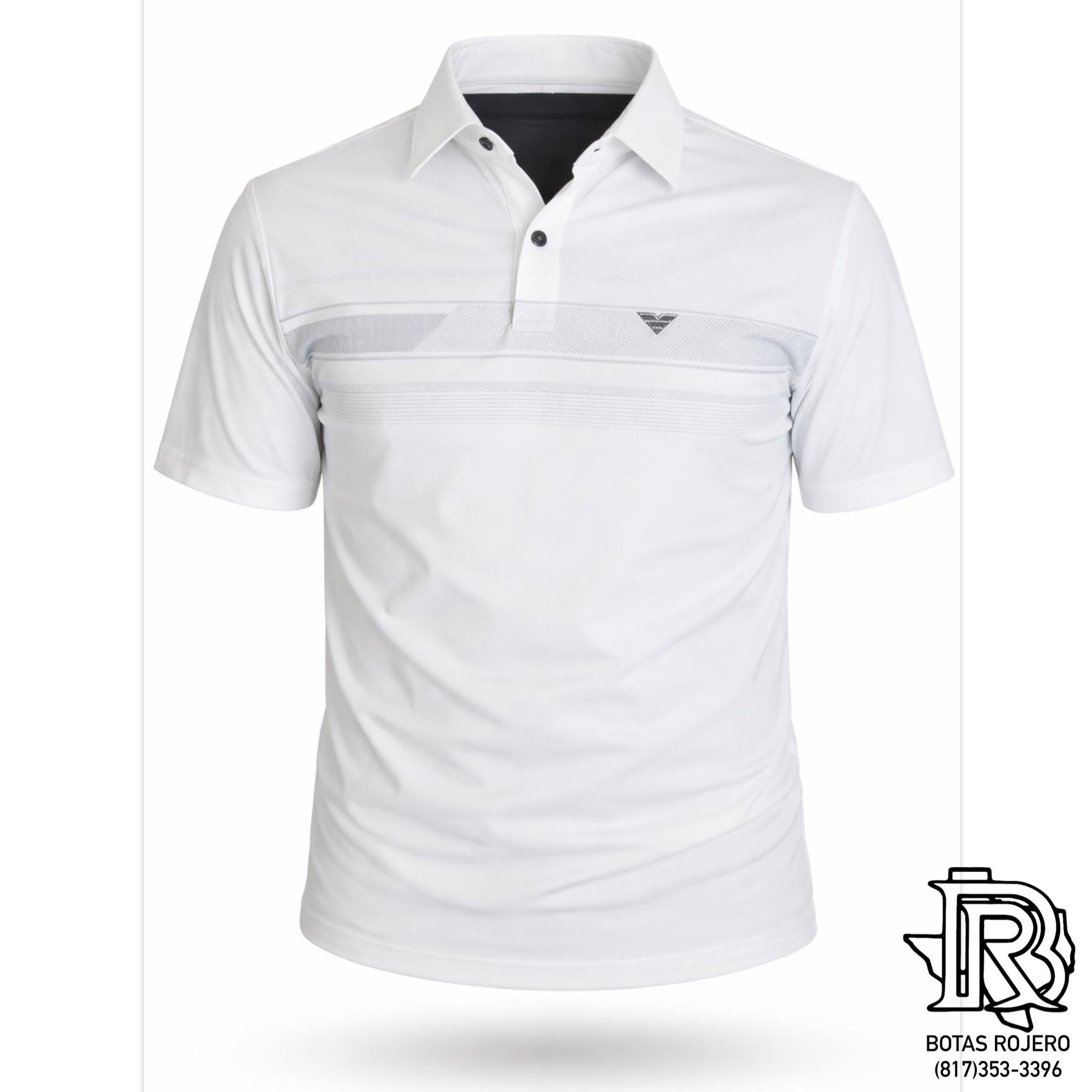 WHITE | IRON SPUR | MEN POLO