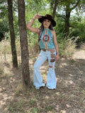 Aztec Print Top