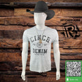 CINCH | MEN T SHIRT HEATHER WHITE