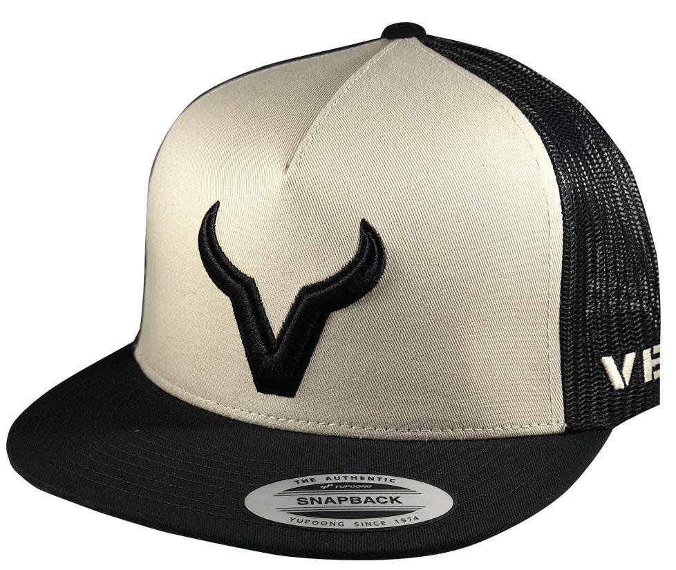 ‘’AIDEN’’ MENS VEXIL BLACK ICON BLACK/TAN CAP