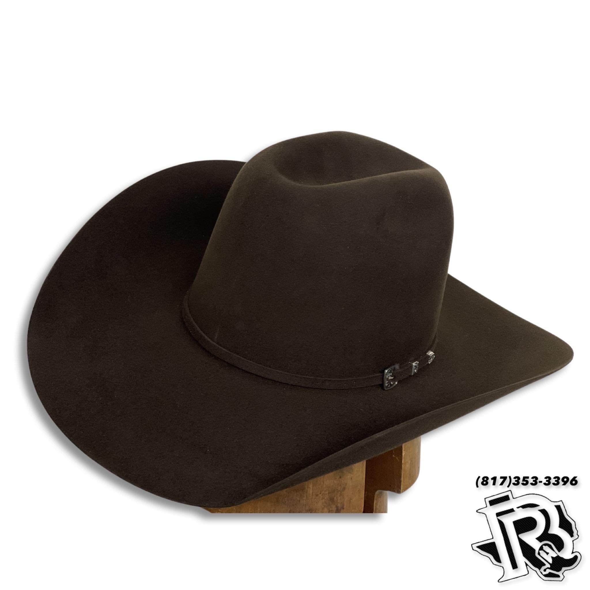 100X CHOCOLATE | AMERICAN HAT FELT COWBOY HAT