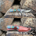 “ Thomas “ |  TWISTED X KNIFE YELLOW BEADED DESIGN
