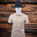 PANHANDLE SHORT SLEEVE | GEOMETRIC PRINT MEN SHIRT B1S8082