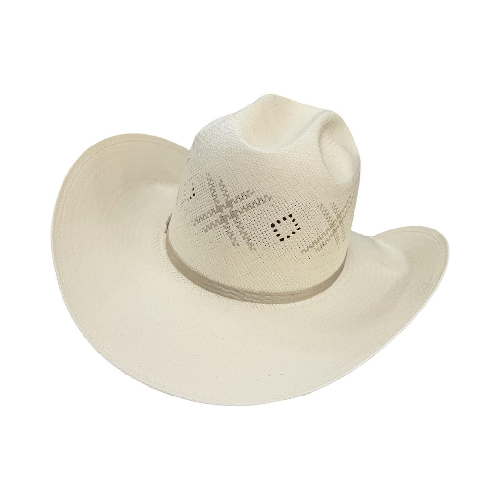 RESISTOL MARTEL : OPEN CROWN STRAW HAT 4 1/4 INCH BRIM