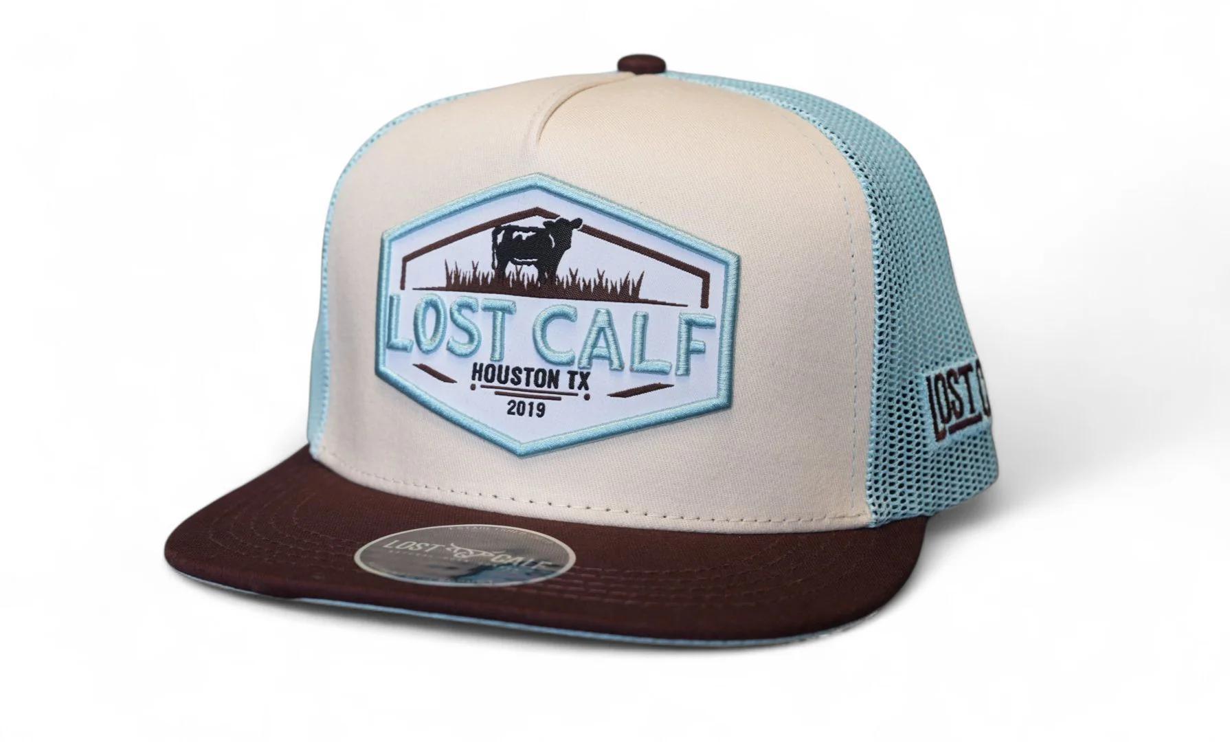 ‘’Farm Khaki/Blue’’ Lost Calf Cap
