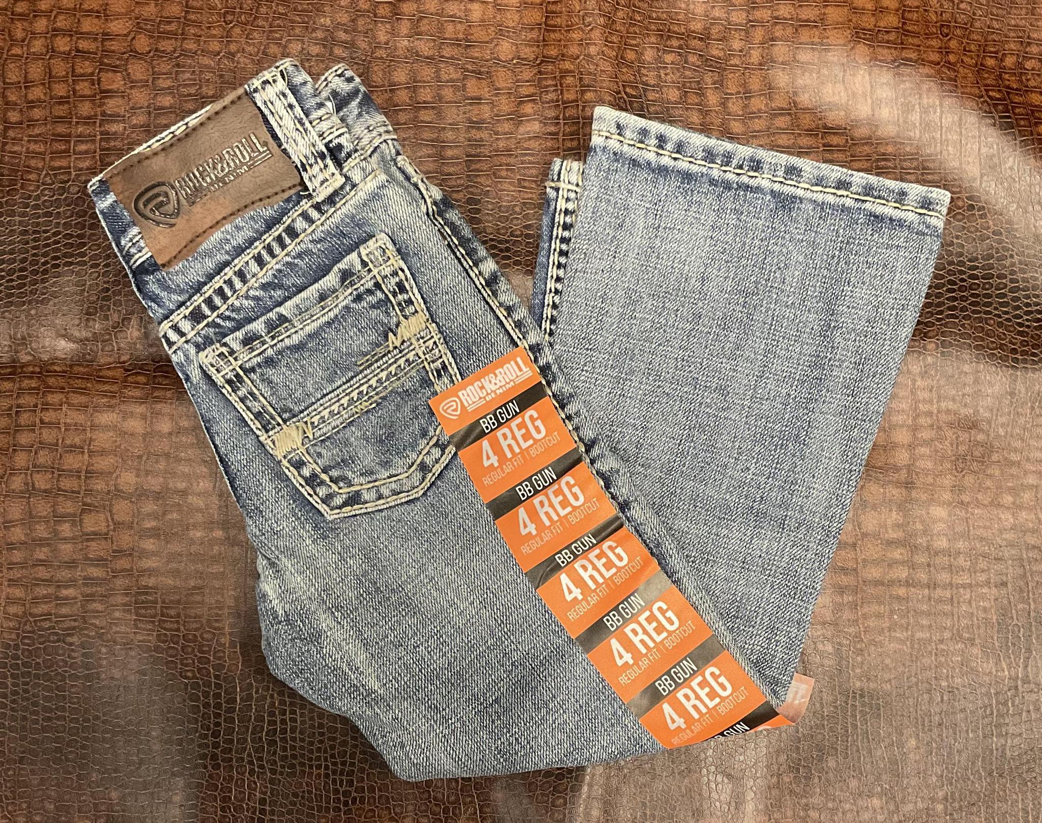 Boys flat seam bootcut medium vintage rock & roll | RRBD0BR14K