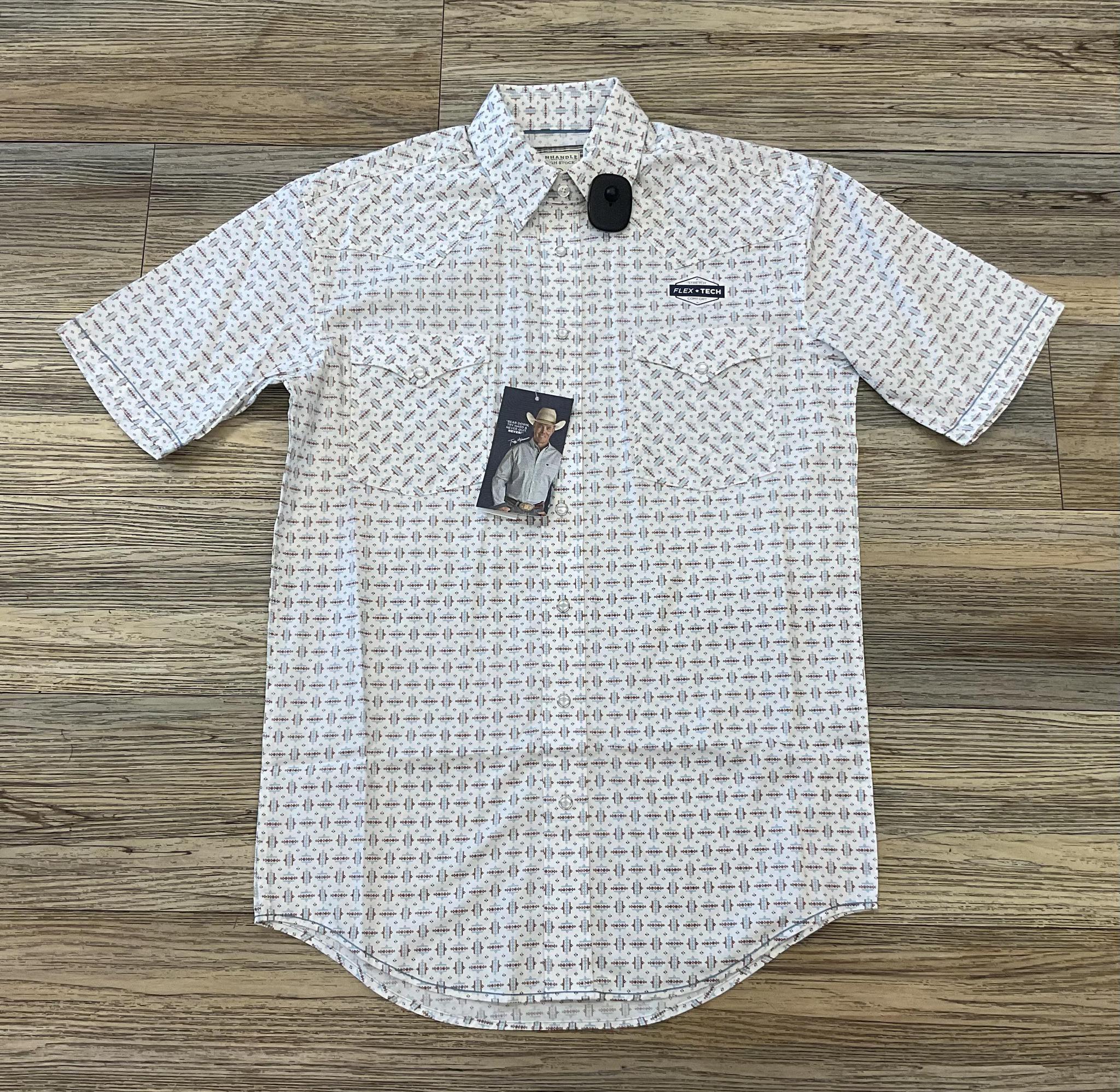 MENS PANHANDLE STILLWATER SHORT SLEEVE SNAP SHIRT | RMN3S04596