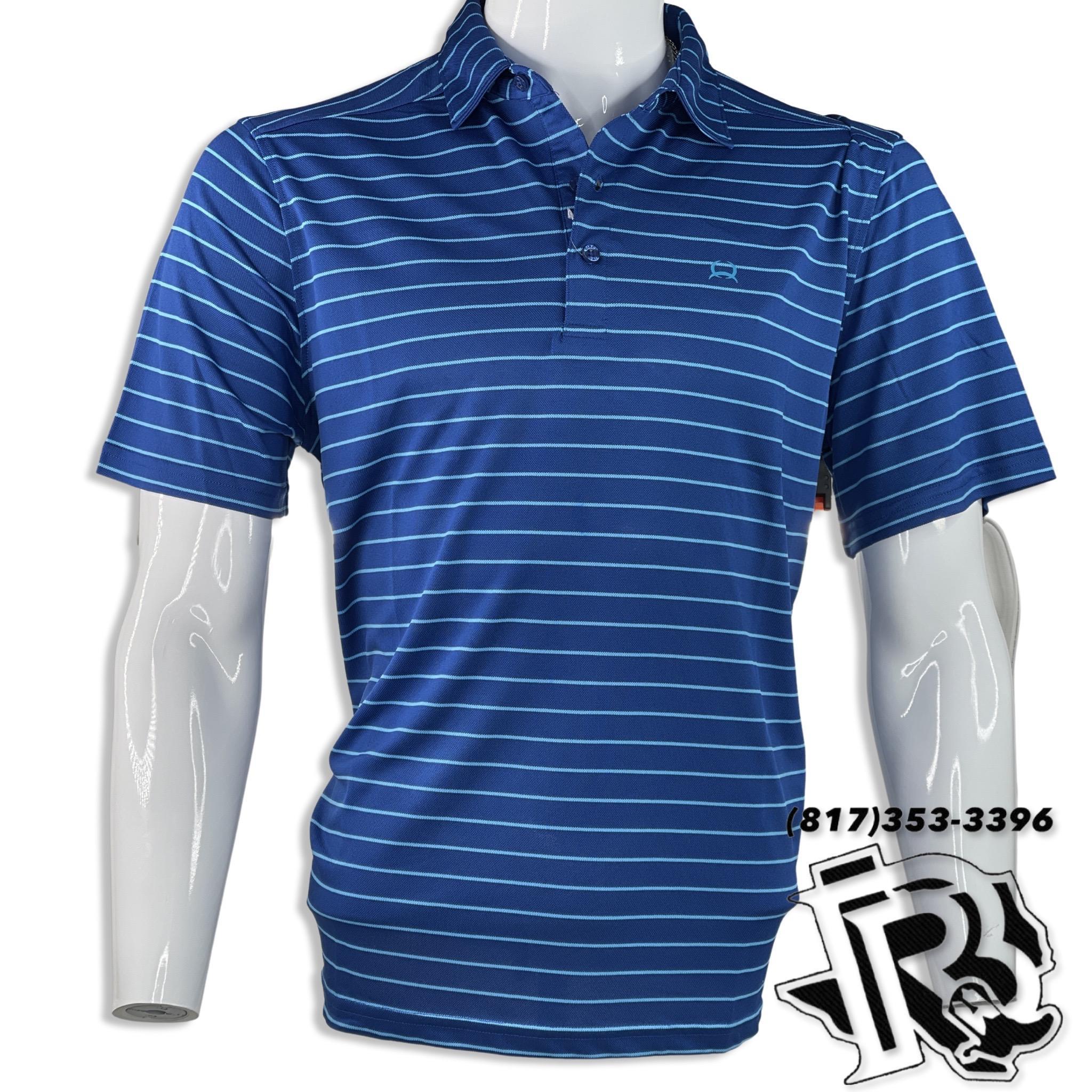 POLO BLUE | CINCH MEN WESTERN POLO SHIRT MTK1863009