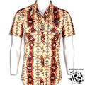 “ LEO “ | MENS ROCK AND ROLL SS SNAP RUST (B1S3304)