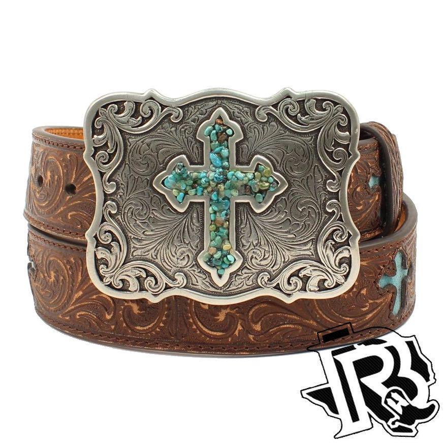 Women’s Nacona Belt Turquoise Underlay N3411702