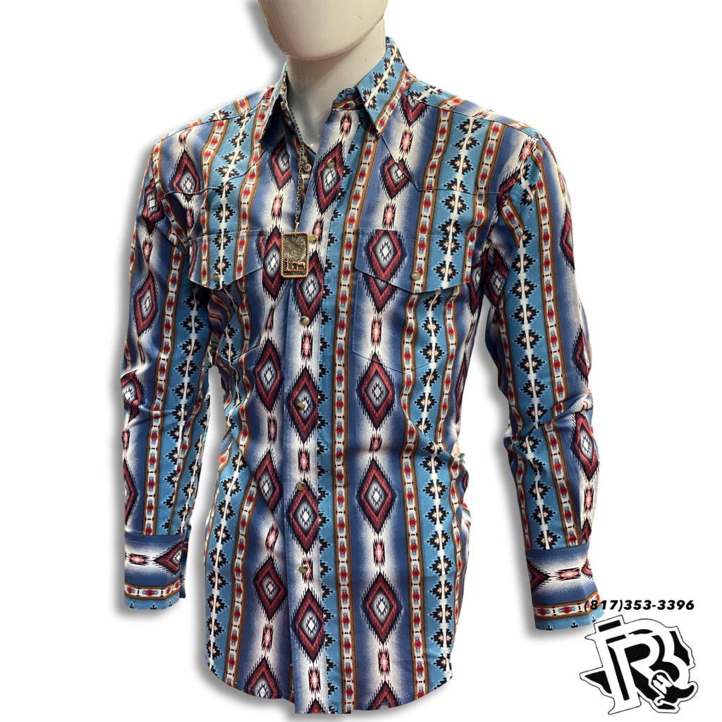 “ Bandera “ | MEN WESTERN SOUTH WESTERN DESIGN LONG SLEEVE SHIRT  112316688
