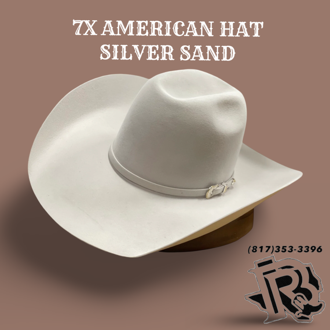 7X SILVER SAND | AMERICAN HAT FELT COWBOY HAT