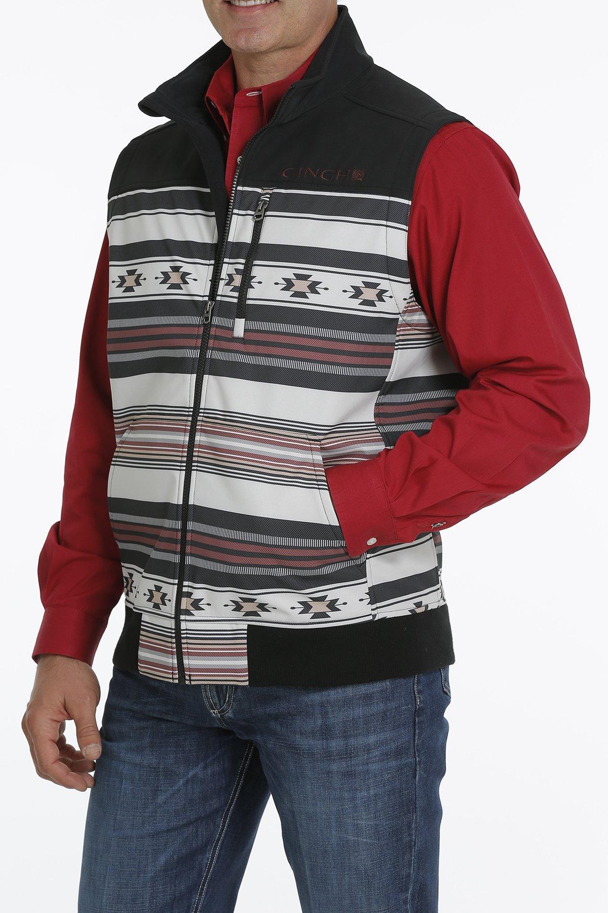 CINCH | MEN VEST BLACK AZTEC (MWV1545002)