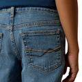 Ariat Youth Boy's Relaxed Palmer Boot Cut Barton Denim Blue Jeans| 10074790