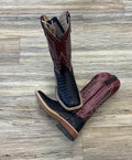 ‘’ETHAN’’ MENS ANDERSON BEAN BLACK LUX CAIMAN BOOTS | 338166