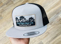 Red Dirt Hat Co. Silver & Black Snipe Hunting 5 Panel Snapback Cap |RDHC-461