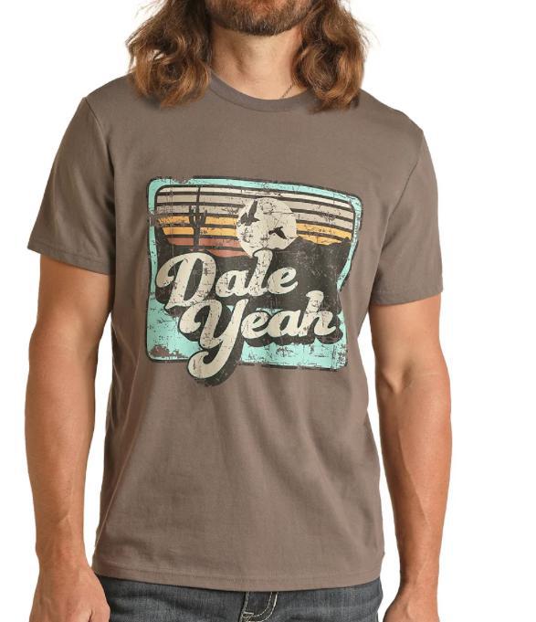 MEN’S DALE GRAPHIC T-SHIRT CHARCOAL (RRUT21R12P)