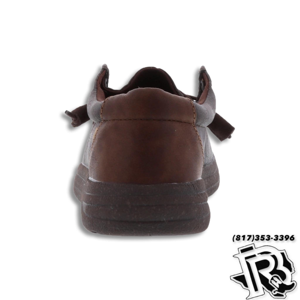 “ PAUL “ | MEN WAXED CHOCOLATE CASUAL CANVAS SHOE