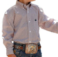 BOY'S CINCH WESTERN SHIRT (MTW7060279)