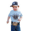 Cinch Toddler Boy's Light Blue Longhorn Graphic T-Shirt |MTT7672066