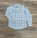 BOYS ARIAT PRO PHELIX LONG SLEEVE AQUA SHIRT |10048657