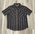 CINCH MEN’S CAMP BLACK SHORT SLEEVE  SHIRT | MTW1402016
