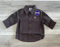 CINCH INFANTS LONG SLEEVE BROWN SHIRT | MTW7062408
