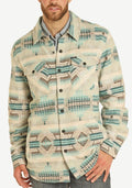 Mens Rock & Roll Aztec tan shirt Jacket | BM92C04317