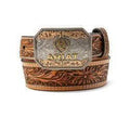 BOY’S YOUTH ARIAT WESTERN BROWN BELT WITH BUCKLE | A1309108
