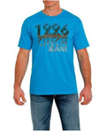 MEN'S CINCH BLUE TEE |MTT1690480
