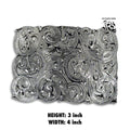 ‘’ ERICK ‘’ | MEN WESTERN BELT BUCKLE SQUARE