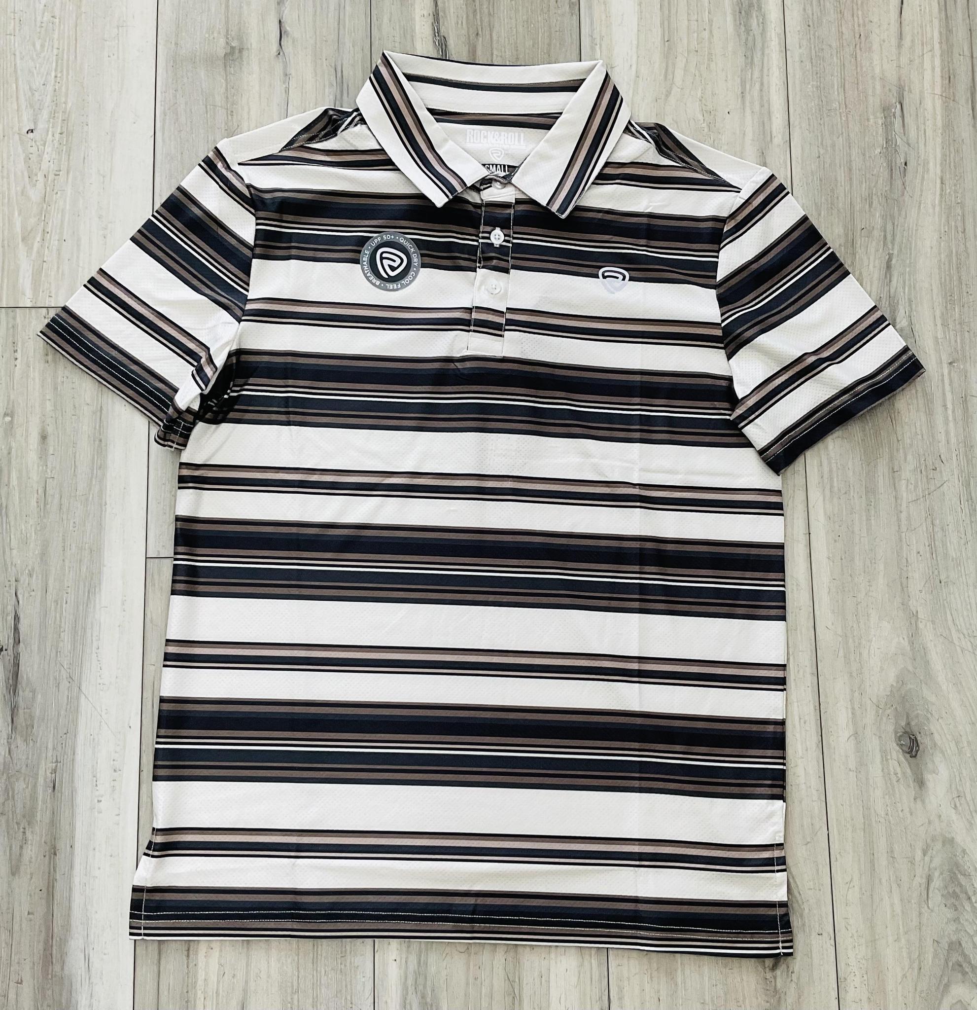 ROCK ROLL MEN’S NATURAL POLO SHIRT BM51T08727