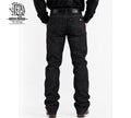 01 | IRON SPUR | STRAIGHT | BLACK | MEN WESTERN JEANS
