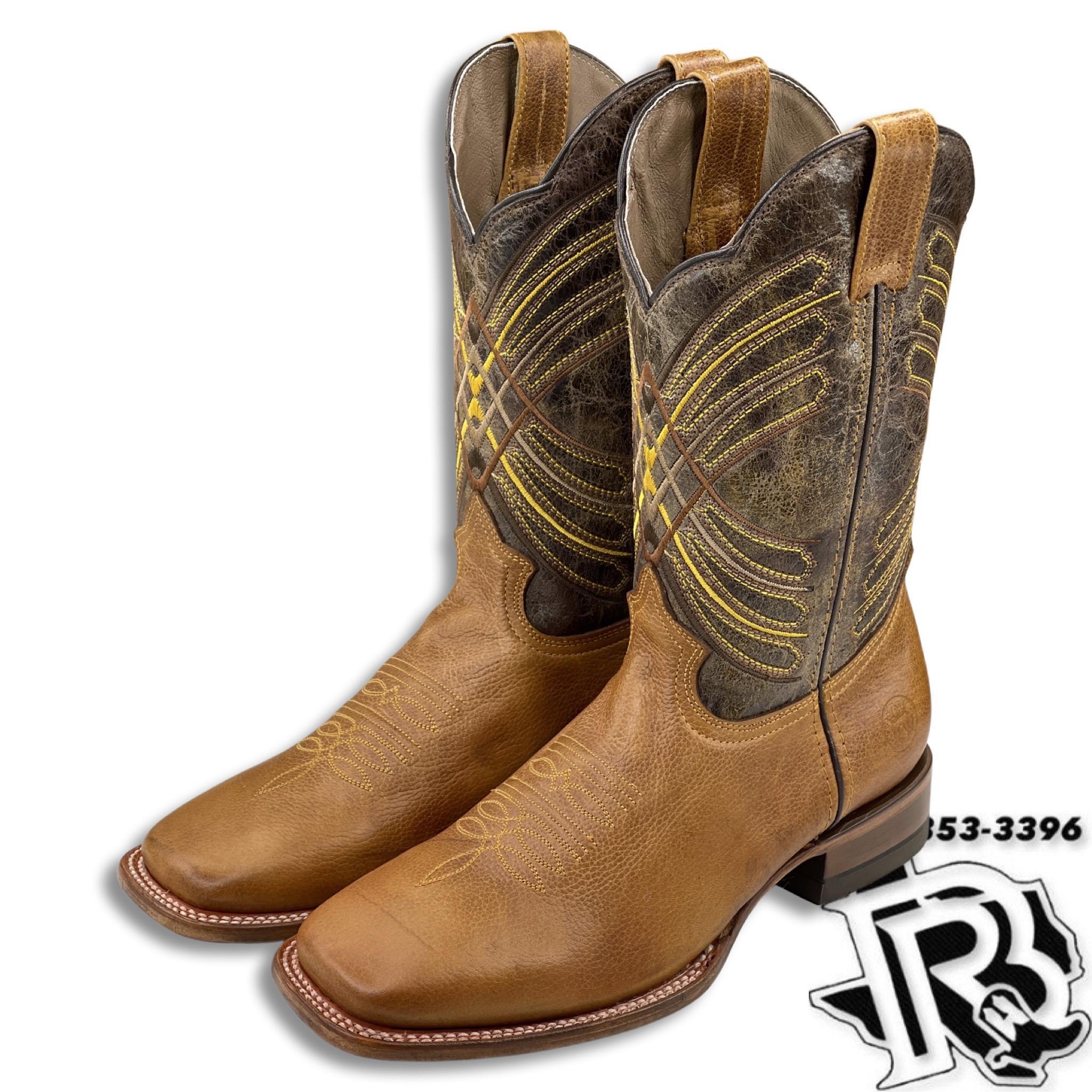 Leather Square Toe | Grizzly Miel Men’s Square Toe Boots