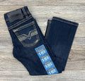 BOYS ROCK & ROLL BROWN STITCH REVOLVER DARK VINTAGE JEANS | BB1RD04972