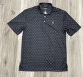 ROCK & ROLL MEN’S BLACK SNAP POLO | TM51T09583