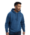 Ariat® Men's Logo Poseidon Heather Blue Hoodie  | 10041803