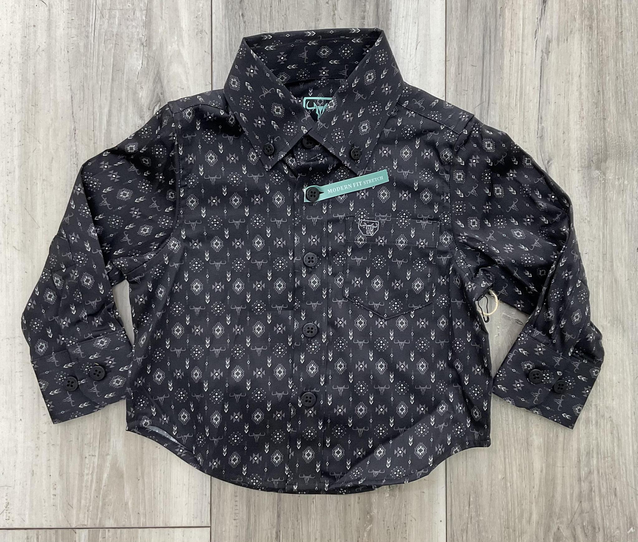 BABY’S PLATINI BLACK LONG SLEEVE SHIRT